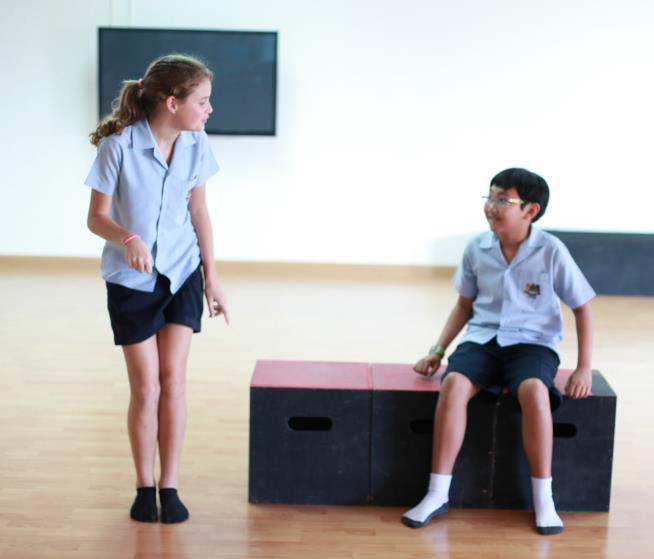 Drama In Secondary, students learn about the art of drama, its history and its practice.