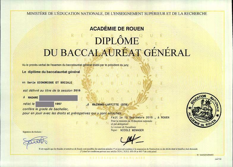 France Lower secondary covers Grades 6-9 and is provided by collèges. The leaving credential is the Diplôme National du Brevet. Upper secondary covers Grades 10-12 and is provided by lycées.