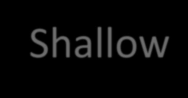 Shallow or