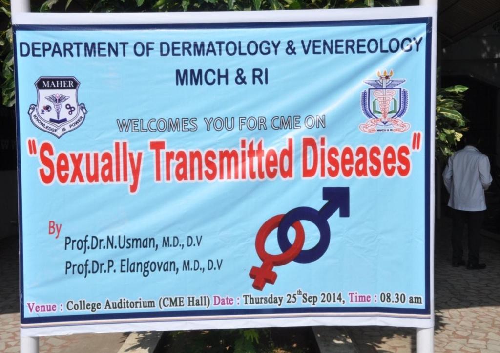 Department of Dermatology conducted a CME on Sexually transmitted