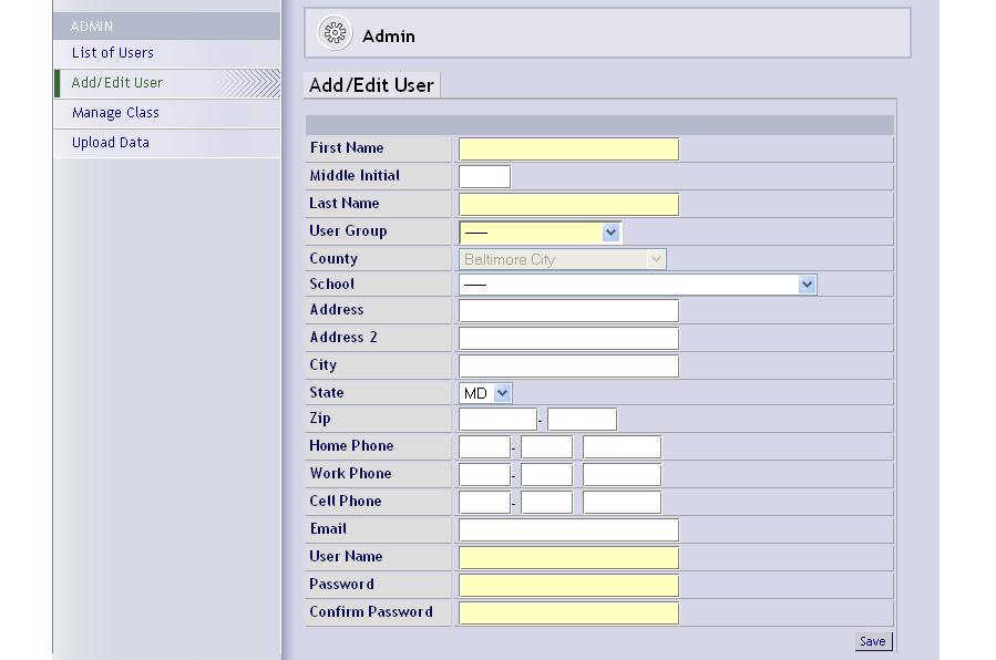 Remove/Delete Users This section allows users to remove/delete MMSR Online users from the System. 1. Click on the Remove link next to the appropriate user. 2. Click on OK button on the dialog box.