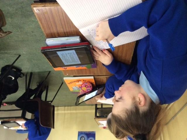 The ipads are used in a variety of ways to enhance teaching and learning in the classroom.