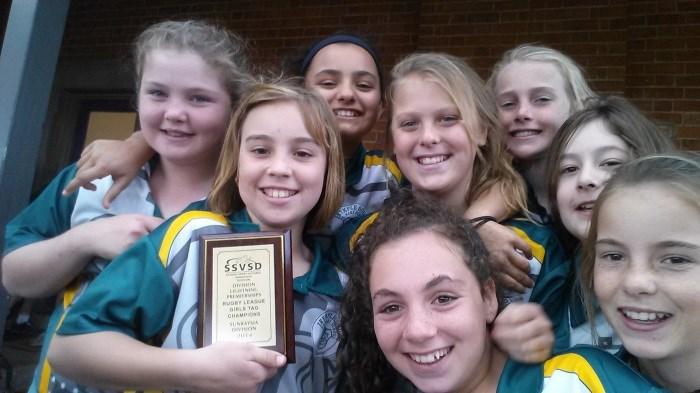 The girls are now the Sunraysia Grade 5/6 Girls Tag Champions and have qualified to participate in the State finals in November.