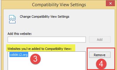 Internet Explorer Users Note: Synergy works best if it is NOT in Compatibility View to open TeacherVUE and to run Gradebook reports when using Internet Explorer. 1.