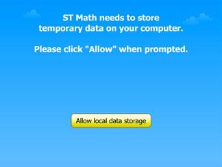 You may need to download the latest version of Adobe Flash before activating ST Math.