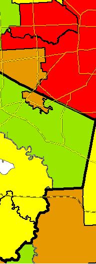 91% Barbers Hill 21.99% Counties Water Bodies Pct Hispanic 2015-16 <15% 15.01% - 25% 25.01% - 35% 35.
