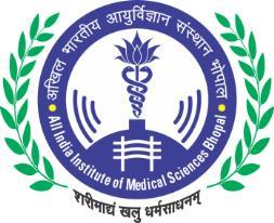 All India Institute of Medical Sciences Bhopal Recruitment advertisement for ad-hoc research project- Chronic disease risk factor surveillance in state of Madhya Pradesh with special focus on Tribal