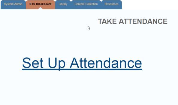 Click Set Up Attendance STUDENT GROUPING This is the section which allows you to separate students by section or course groups.