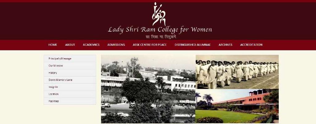Lady Sri Ram College (affiliated to University of Delhi) The