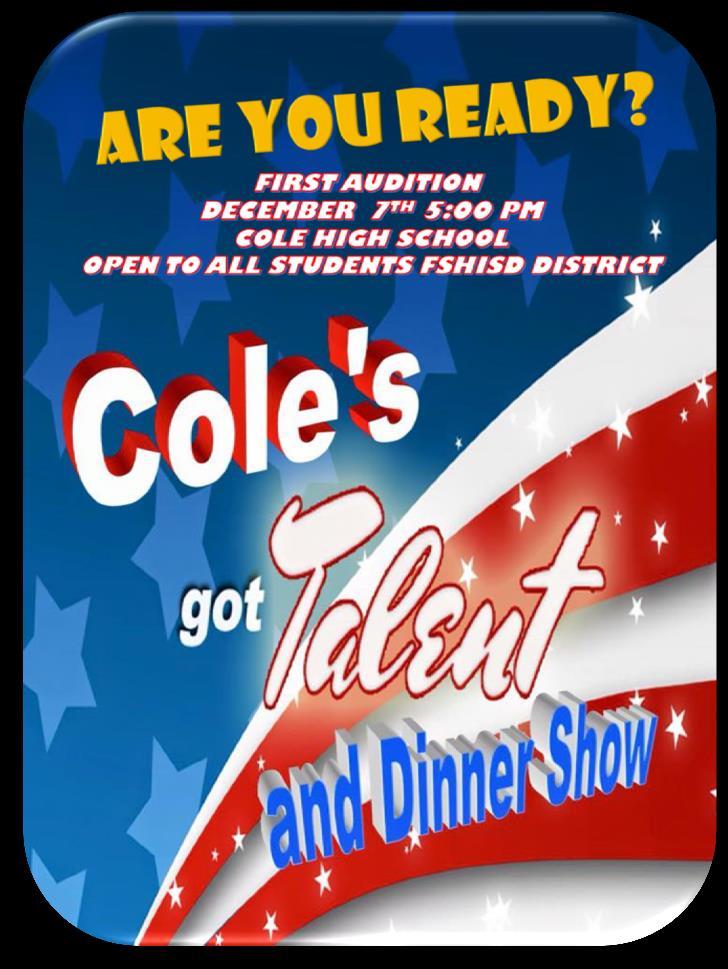 Cole s Got Talent and Dinner Show Talent &