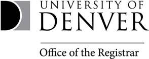 Course Equivalents between Colorado Community College Courses and the University of Denver The following serves as a guide to equivalents between Colorado community college courses and courses
