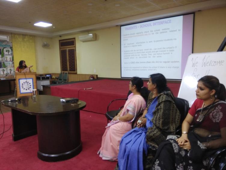 The session was presided by our principal Ms. Anubha Srivastava.