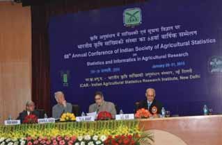 The objective of the Conference was to provide a platform for exchange of ideas among the researchers on Advances in Statistics and Informatics for Agricultural Research and to provide a platform for