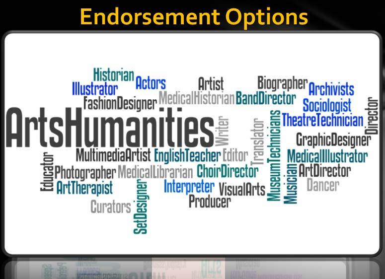 Slide 15 LISD offers courses in all five endorsement area.
