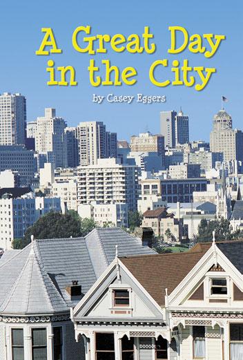 In this realistic fiction book, the narrator describes activities, people, and sights during a family trip to a big city San Francisco.