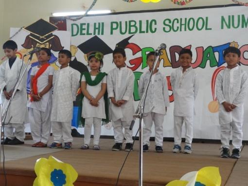 Upper Kindergarten Graduation Ceremony Delhi Public School Numaligarh celebrated its Upper Kindergarten Graduation Ceremony on 18 th March 2017 with lot of exuberance and ardour.