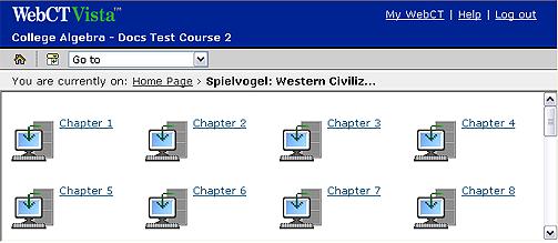 CengageNOW Links from WebCT Vista Study Tools Content Links Note: You may see some of the same material in your graded course assignments that you see during self-study in Study Tools, but there is a