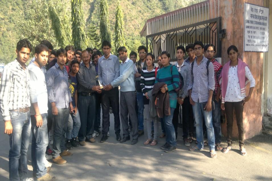 One day Industrial Visit organized to Hydro Power Plant in Chamera - I Power Station Samalkha Group of Institutions strives hard to improve the practical knowledge of its students by providing best