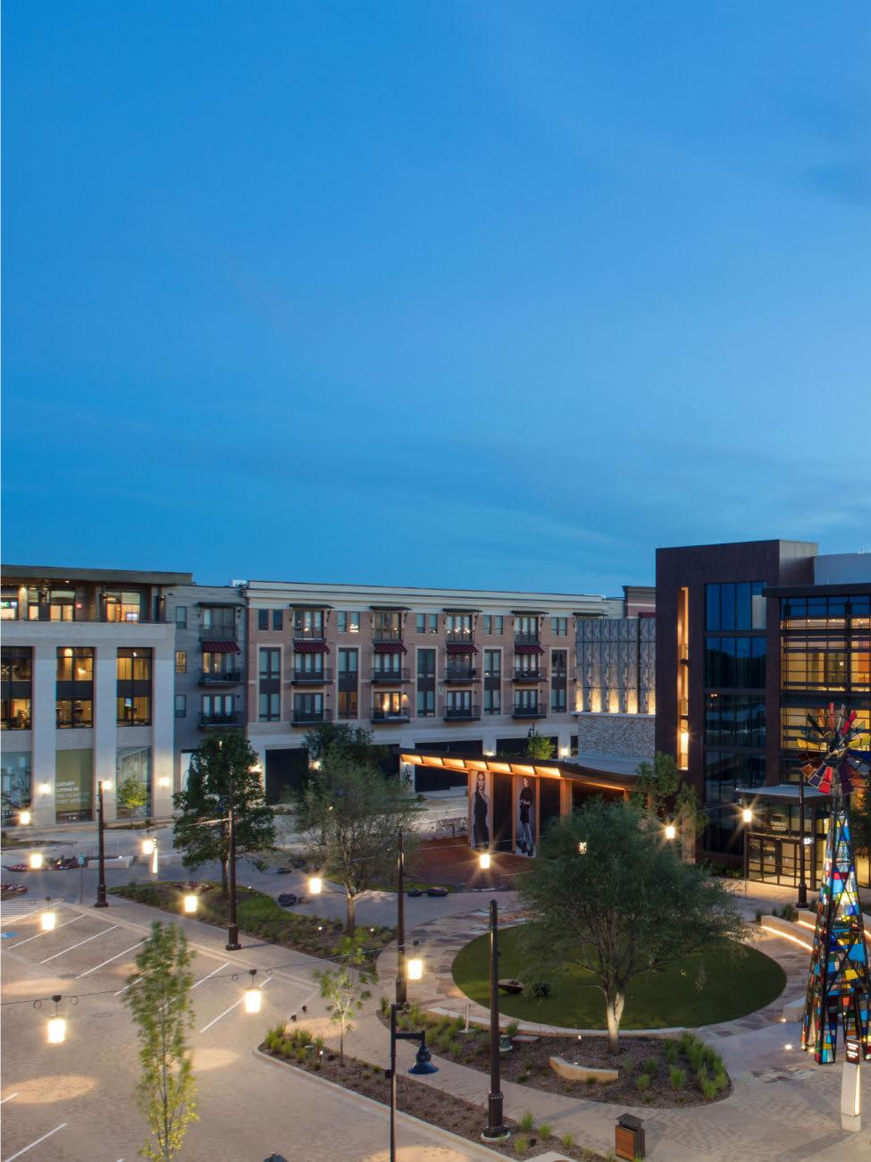 THE START OF SOMETHING BIG The Shops at Clearfork rede nes the masterplanned, mixed-use development with 270 acres of diverse residential options, miles of riverfront access and a carefully curated