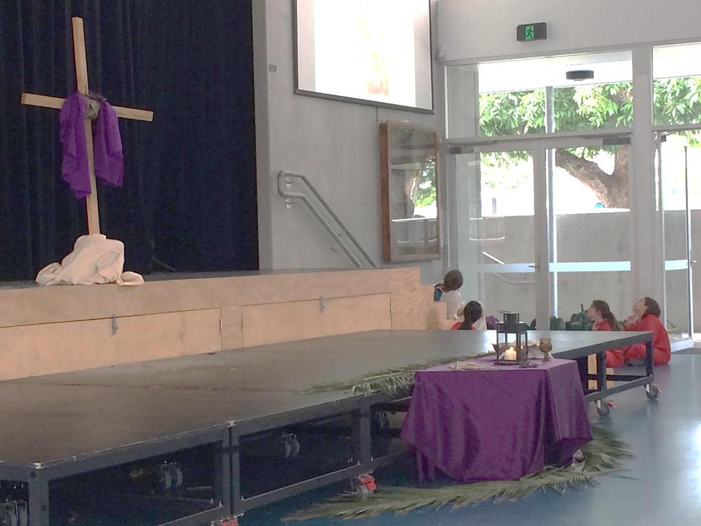 The school celebrates Holy Week each year in a meaningful and creative way for students