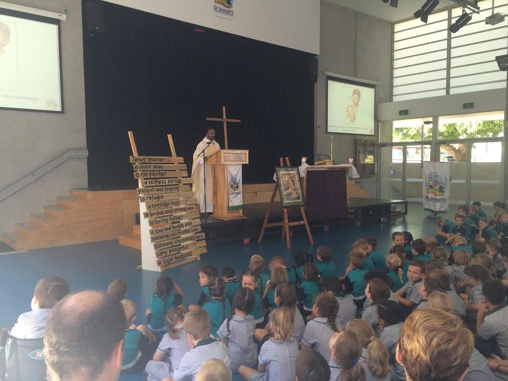 The school celebrates liturgies and Masses such as this