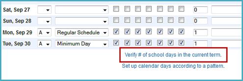 How to Verify the Number of School Days in a Term 1.