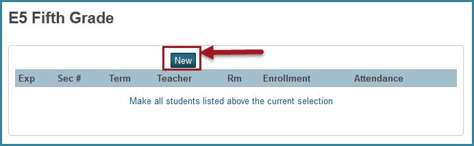 2. On the School Setup page, under Scheduling, click