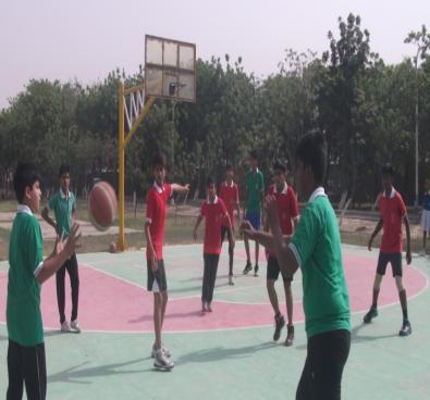 Inter House Basketball tournament for boys was