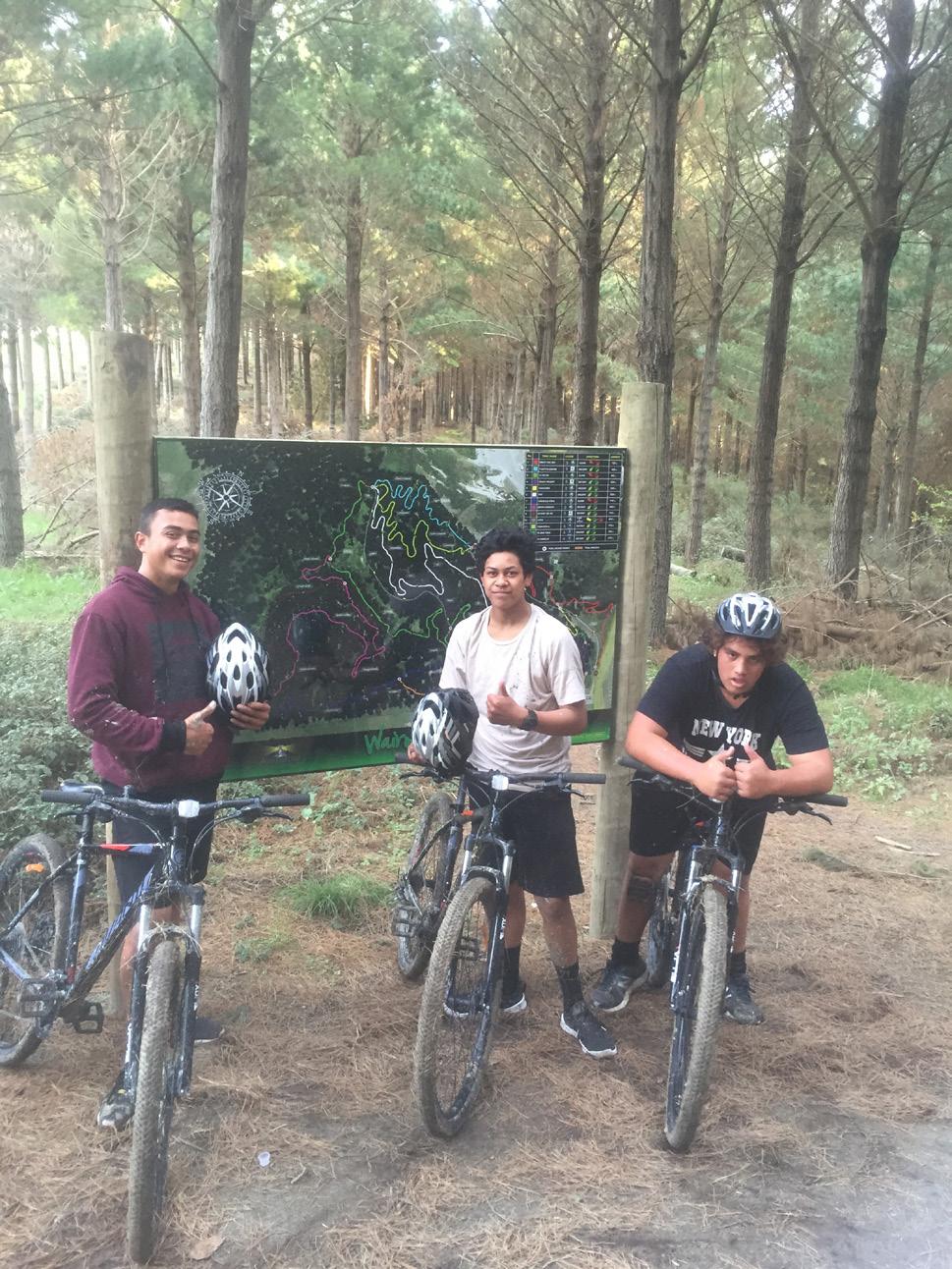 Special thanks must go to Adventure Wairoa for the lending of equipment, all students really appreciate this support and thoroughly enjoy their time and experiences spent at the mountain bike park