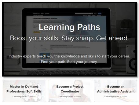 You can create your own customized Playlist or visit our Playlist Center. A Learning Path is a role-based, curated collection of sequenced courses that guide you through an in-depth topic.