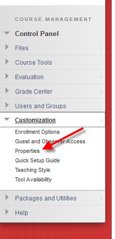 To set the availability for your Blackboard 9 course: It would be helpful if you contacted your students and let them know which