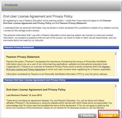 Page 30 5. If you ve already linked your Pearson Educator and Blackboard accounts in the past, you can skip to step 8.