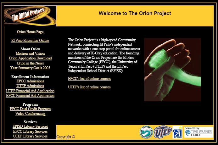 Visit the Orion Web site for more