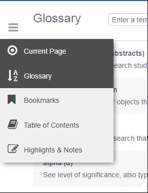 Additional Useful Features Bookmark pages using the Bookmark icon in the top right.
