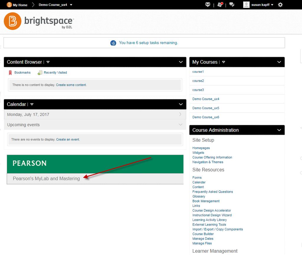 Page 7 Module 1: Link your Brightspace and Pearson Accounts If you have not integrated a Pearson course with Brightspace before, you will need to link your accounts.