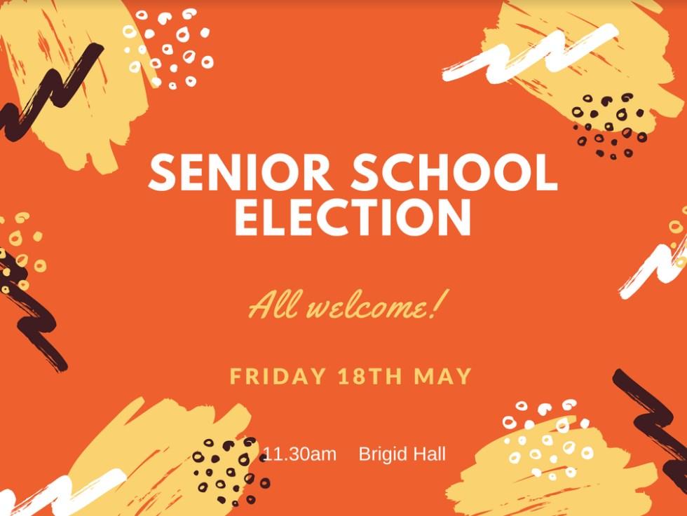 Wellbeing News The 5/6 students are very excited about their election campaign and have been working on speeches, posters and
