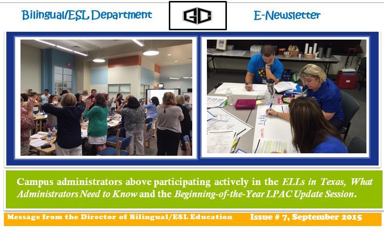 Our department is excited to announce that as we visit classrooms we will continue showcasing best practices in this newsletter that students are engaged.