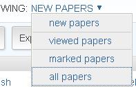 papers. This can help with your marking organisation. The drop-down menu allows you to choose which assignments you want to view.
