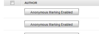 You may have chosen to employ anonymous marking in your Turnitin assignment. If this is the case you will see large grey buttons instead of the student name.