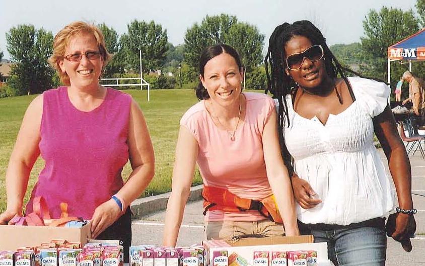 Carmela Giorgio, Bev McRorie and Dawn Selda, parents from our Catholic School Council, get the BBQ going! During the summer of 2010, construction began once again at St.
