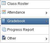 Teachers can also "right-click" a class to directly access the Classic Class Roster, various Classic Attendance screens, the Classic Gradebook (including Report Card Entry and Rapid Entry), Classic