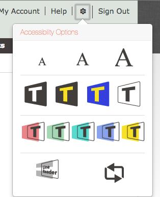 Accessibility Options To adjust the