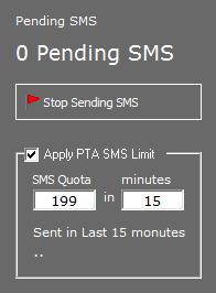 ) Built in PTA rules 1 SMS per family / Sent to all Notices printing Mobile numbers validation Notice printing SMS