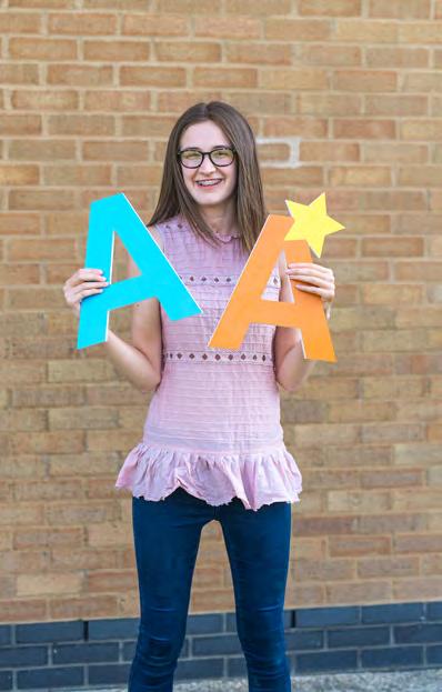 Sophie Annall worked exceptionally hard and exceeded her target grade in English. This is a fantastic achievement considering how reformed GCSEs are more rigorous and challenging overall.