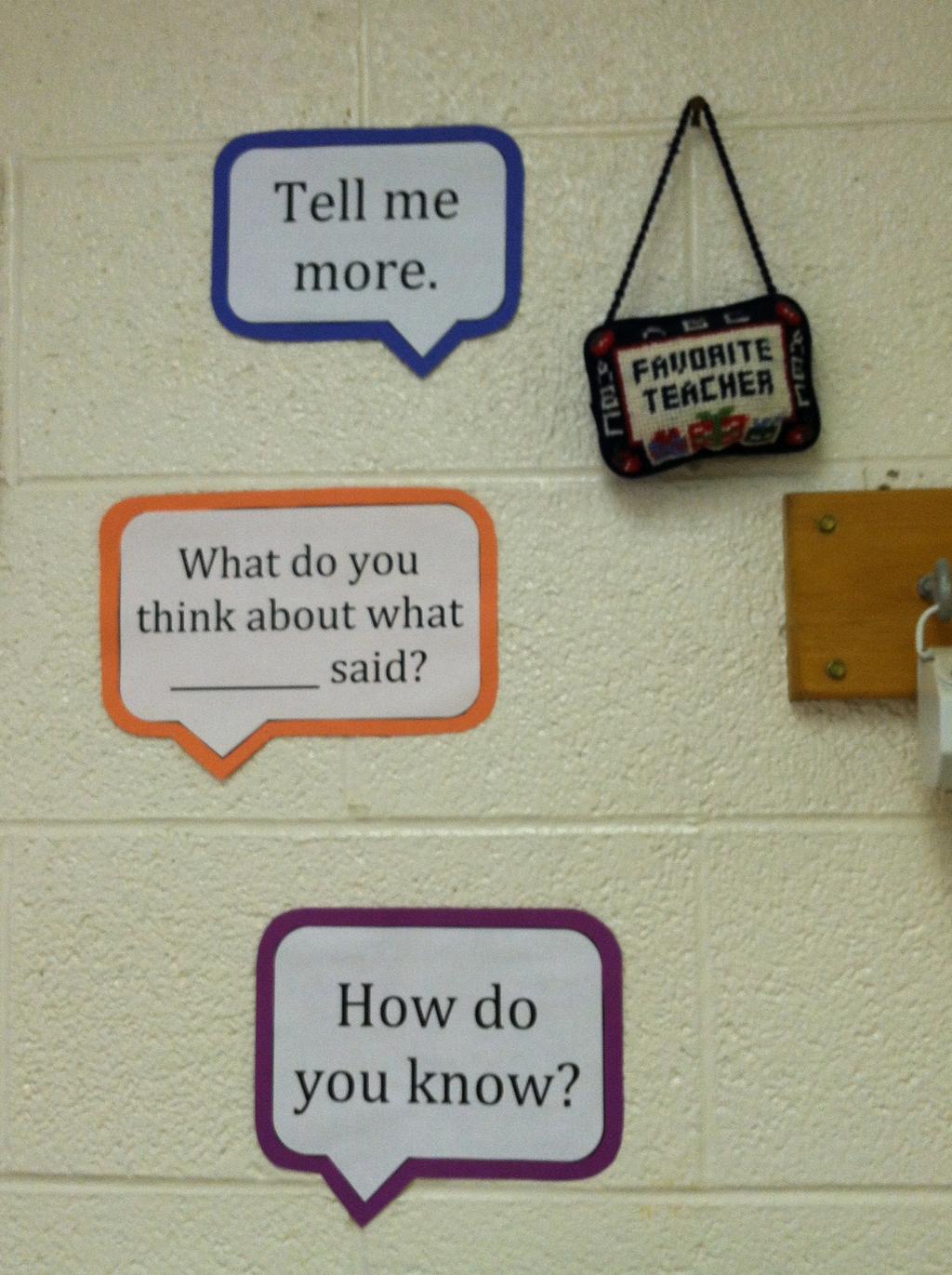 8/6/13 Building a classroom culture Step 2: Help students clarify and share their own thoughts Provide classroom supports to help students express their
