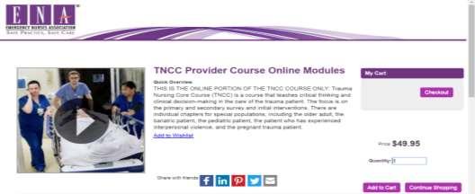 Enter the TNCC discount code: