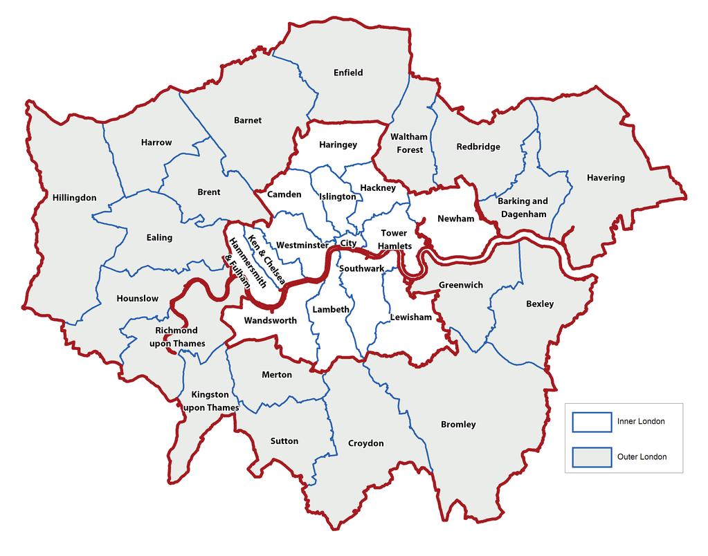 This map shows the ONS definition of inner / outer London.