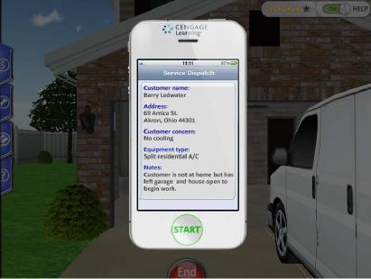 Launch and Navigation From the home portal, choose Play Residential Split Air Conditioner. Choose the Training Scenario Tab. Choose the No Fault scenario for simplicity. Press Start Scenario.