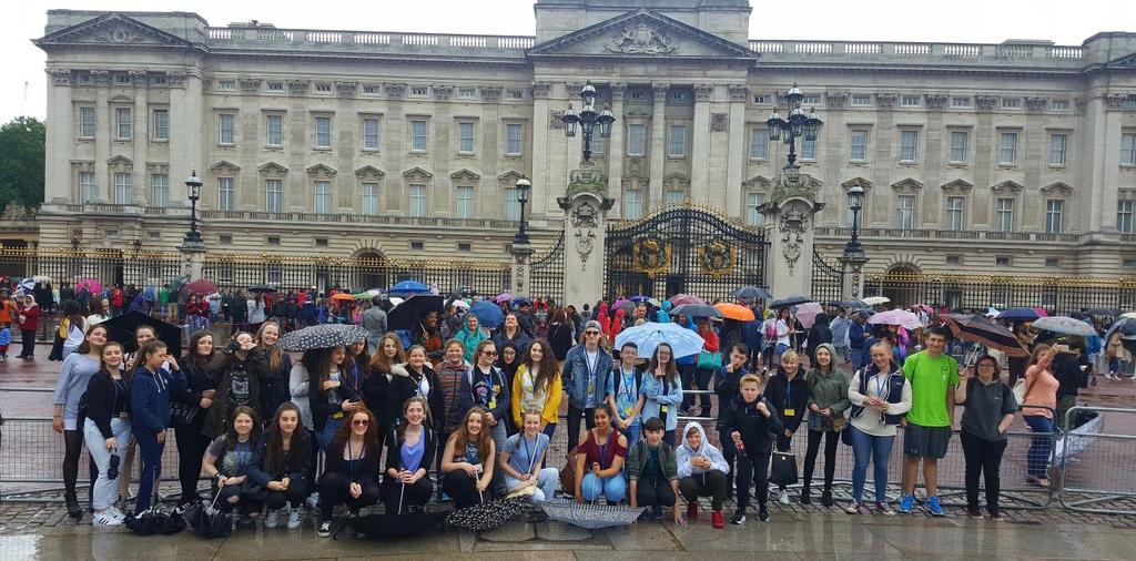 IN THE NEWS THIS WEEK Students on the Performing Arts residential in London visit the West End to watch two
