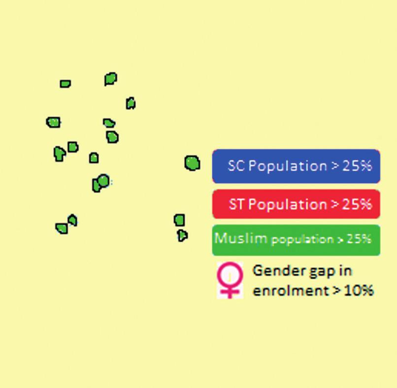 Lakshadweep Total population 0.61 L Literacy rate 86.7 % Urban population 44.5 Female literacy rate 80.5 % SC population 0.0 Male literacy rate 92.5 % ST population 94.